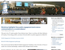 Tablet Screenshot of beacon-center.org